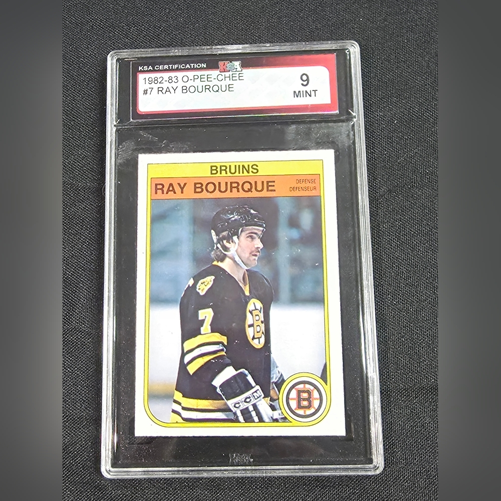 Ray Bourque 1982-83 O-pee-chee KSA 9 Hockey Card